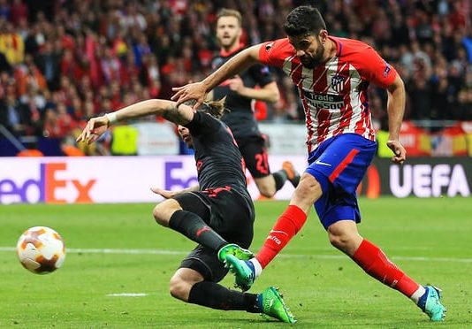 Atlético’s Diego Costa denies Arsenal’s Arsène Wenger European final farewell