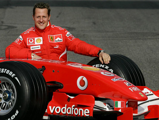 Ghoulish photos of Michael Schumacher